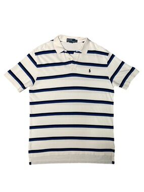 Mens Vintage Polo Ralph Lauren Striped Polo Shirt